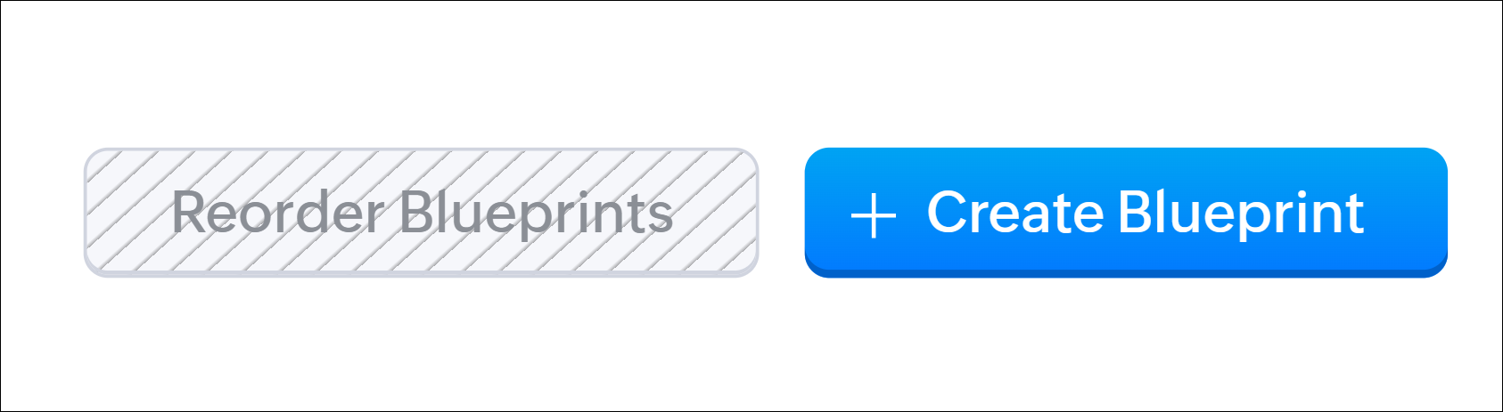 For example, if you the reorder blueprints button is disabled, it will have lines across it to visually indicate that you cannot use that button.